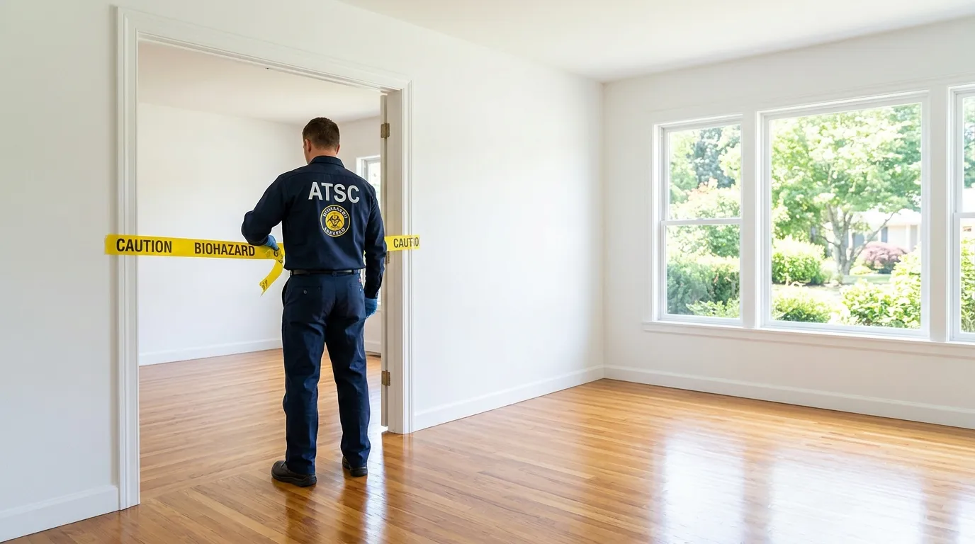 Certified biohazard cleanup crew performing Decomposition Cleanup in Rio Rico